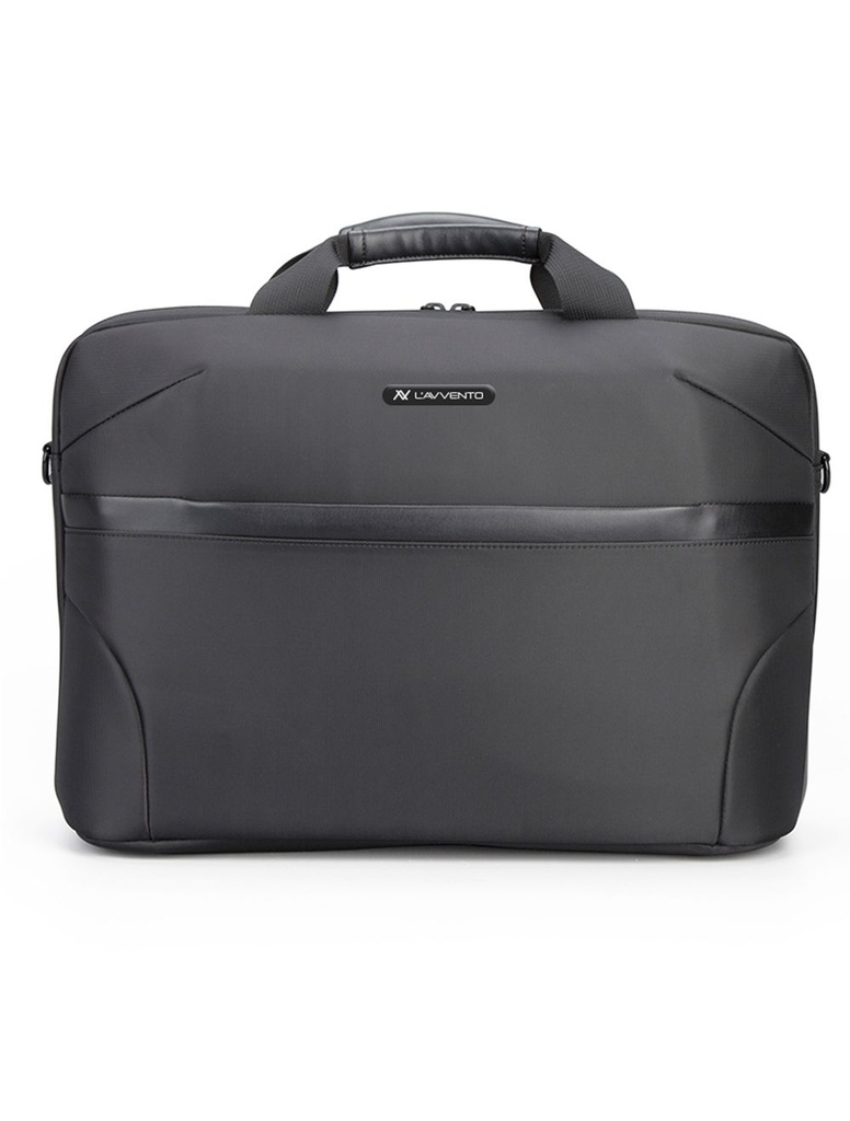 L'AVVENTO (BG704) Laptop Shoulder Bag fits up to 15.6" - Black