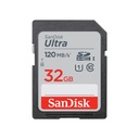 SanDisk 32GB Ultra SDHC UHS-I Memory Card Class 10 120 MB/s Full HD Camera