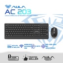 AULA AC203 WIRLESSKETPORD +WIRLESS MOUSE WITH
6KEYS AC203 