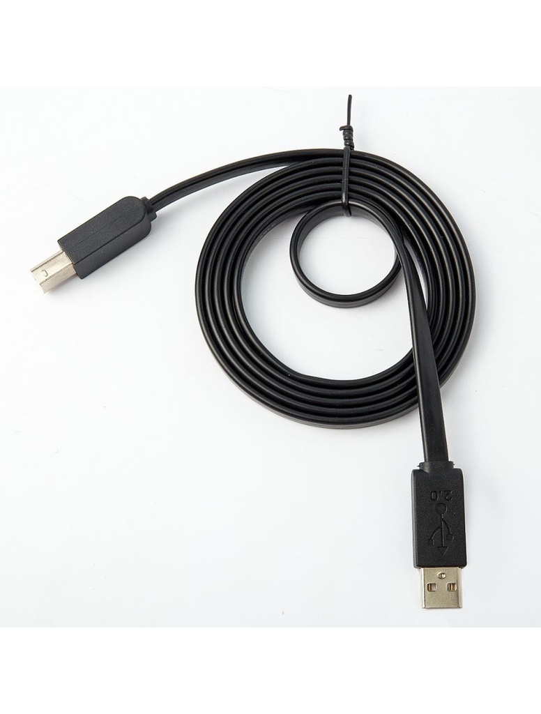 2B (DC076) Flat Cable A/B Printing - USB 2.0 - 1.5M