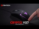 FANTECH CRYPTO VX7 Gaming Mouse | Optical Sensor 8,000 DPI | 6 Programmable Buttons | 10 Million Clicks Lifetime | SOFTWARE SUPPORT