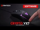 FANTECH CRYPTO VX7 Gaming Mouse | Optical Sensor 8,000 DPI | 6 Programmable Buttons | 10 Million Clicks Lifetime | SOFTWARE SUPPORT