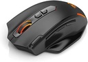 REDRAGON M691 MIST Wireless Gaming Mouse - 4,800 DPI Optical Sensor - Ergonomic Design with Thumb Rest - 3 Side Buttons - Rapid Fire Button