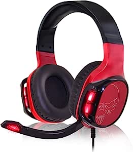 Spirit of Gamer ELITE-H60 Gaming Headset/Speakers 50mm - Red