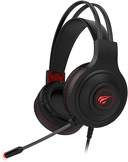 Havit Gamenote H2011D Red Led Light Gaming Headset