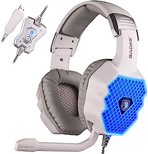 SaDES Updated a70 USB Stereo Gaming Headset