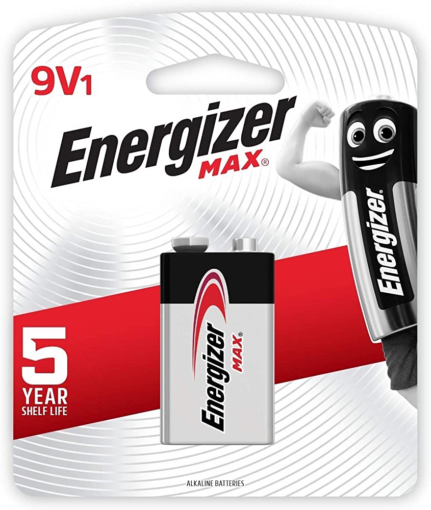 Energizer Max Battery, Size 1 Max 9 Volt