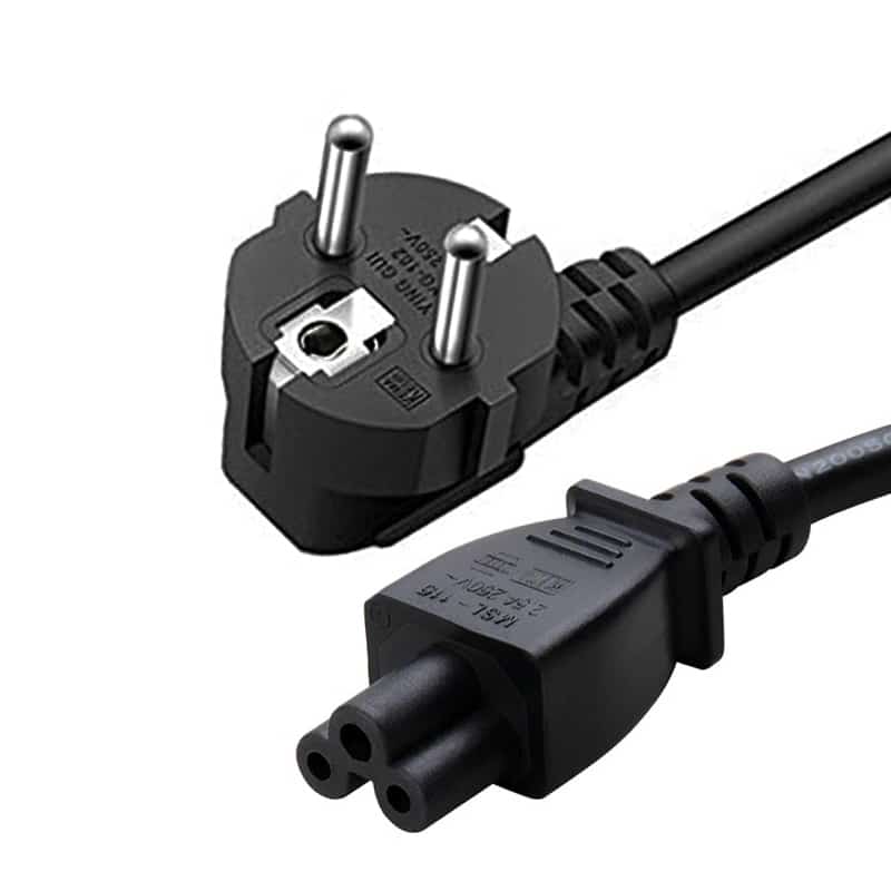 Cable power laptop Original Black 1.5 M