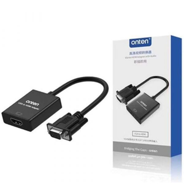 Onten 5138HV VGA to HDMI and VGA with Audio