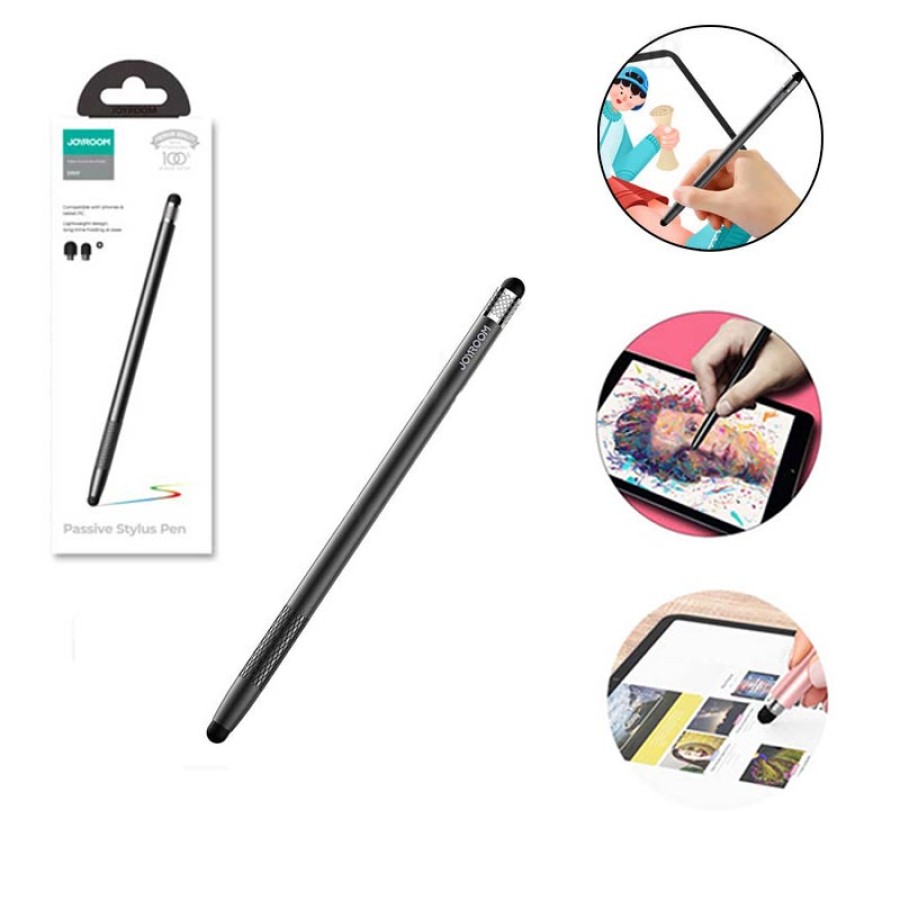 Joyroom JR-DR01 Passive Stylus Pen for Touch Screens, Dual-head Silicone Tips