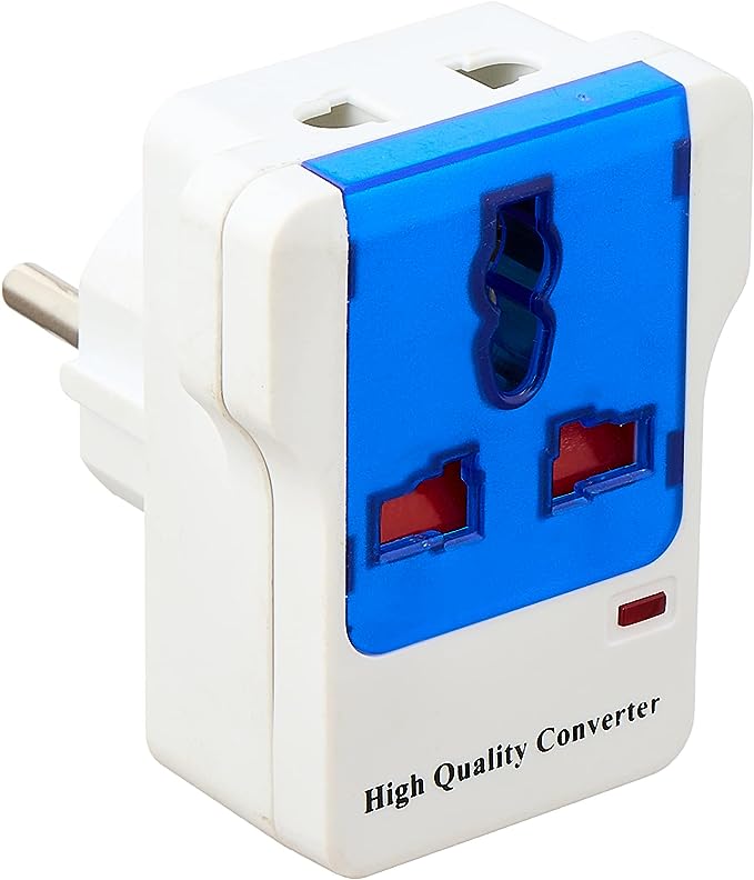 Glx plug Adapter switching power supply 1 triple output +2 dual output - white blue