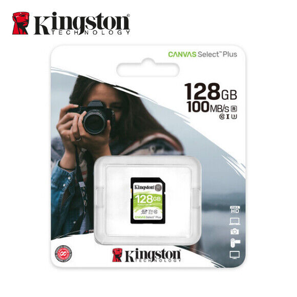 128GB SDXC CANVAS SELECT PLUS 100R C10 UHS-I U3 V30