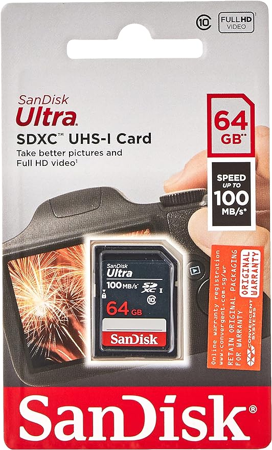 SanDisk 32GB Ultra SDHC UHS-I Memory Card (100 MB/s) (نسخة)