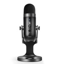 Knob Desktop Microphone 360° Angle -Black 