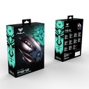 Aula F812 Wired Gaming Mouse, Macro - Hexagonal Computer Mice with RGB Backlit |7 Customized Marco Keys with Light Effect, Adjustable 4800 DPI Optical Sensor (Black)