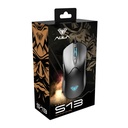 AULA S12 Breathing Backlight Adjustable DPI Plug & Play Wired Gaming Mice for PC, Windows, Mac