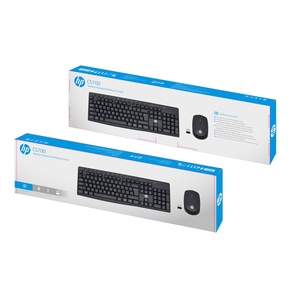 HP CS700 WIRELESS KEYBOARD AND MOUSE