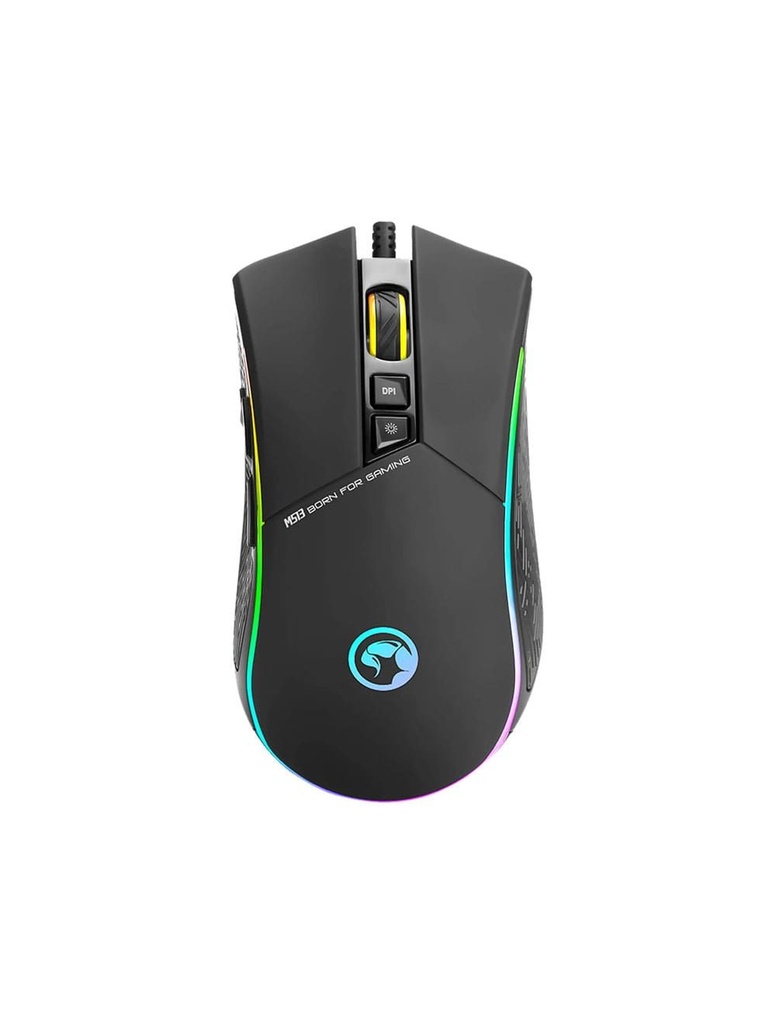 MO436 Marvo Gaming Mouse M513 6400 DPI Optical - Black