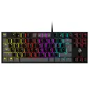 FANTECH ATOM MK876 TKL RGB Mechanical Gaming Keyboard – RED Switch (Black)