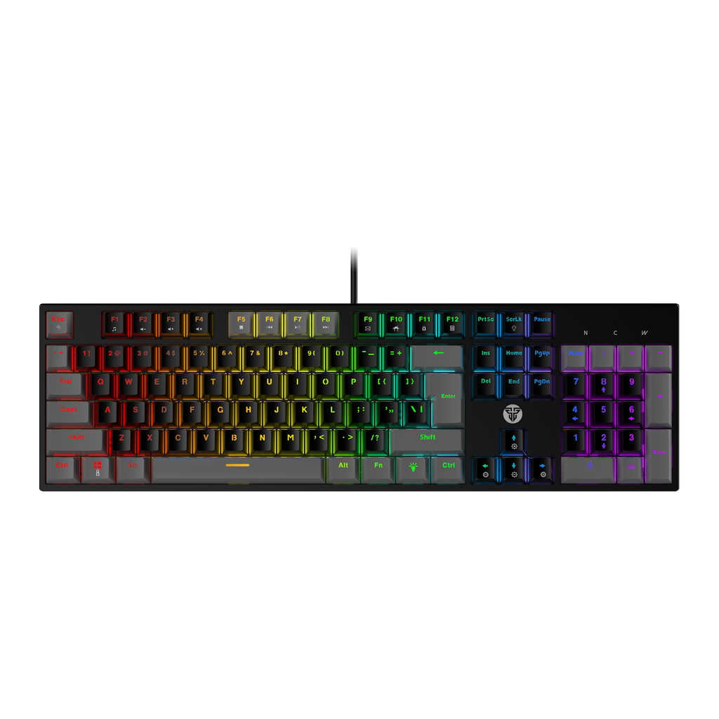 FANTECH ATOM MK886 RGB Mechanical Gaming Keyboard – RED Switch (Black)