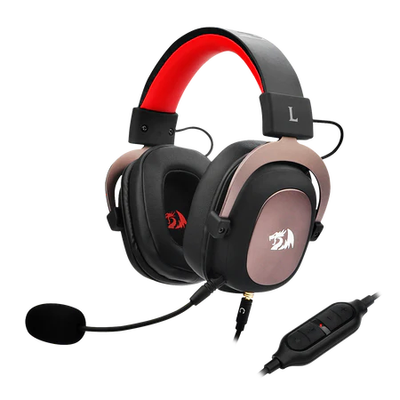  N Redragon H510  Zeus2 Wired Gaming Headset, 7.1 Surround, Detachable Microphone