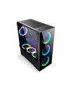 2B (PW017) Ecstasy Gaming Mid Tower Case with full Black Coating