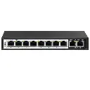 D-Link DES-F1010P-E/B Unmanaged Desktop PoE Switch 8 Port 10/100Mbps + 2 Port 10/100Mbps Uplink