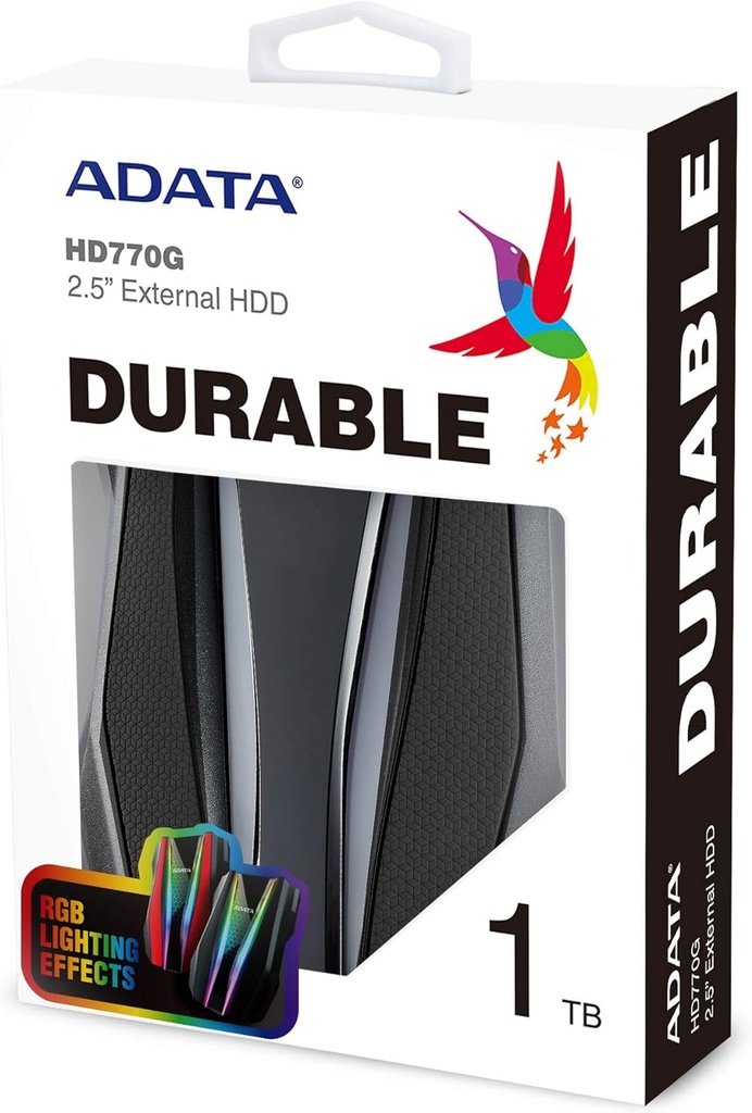 ADATA HD770G 1TB External HDD Black