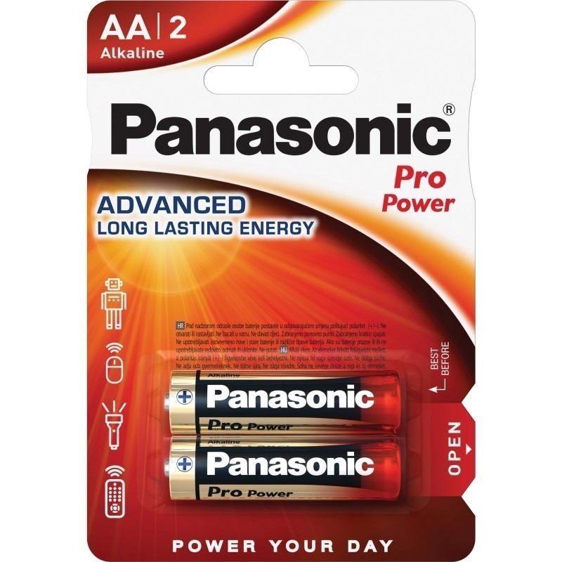 Panasonic AA2 Pro Power battery LR6PPG/2B