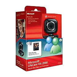 Microsoft LifeCam VX-2000 1.3MP (Interpolated) 3X Digital Zoom USB 2.0 Webcam w/Built-in Microphone & Laptop LCD Clip-On