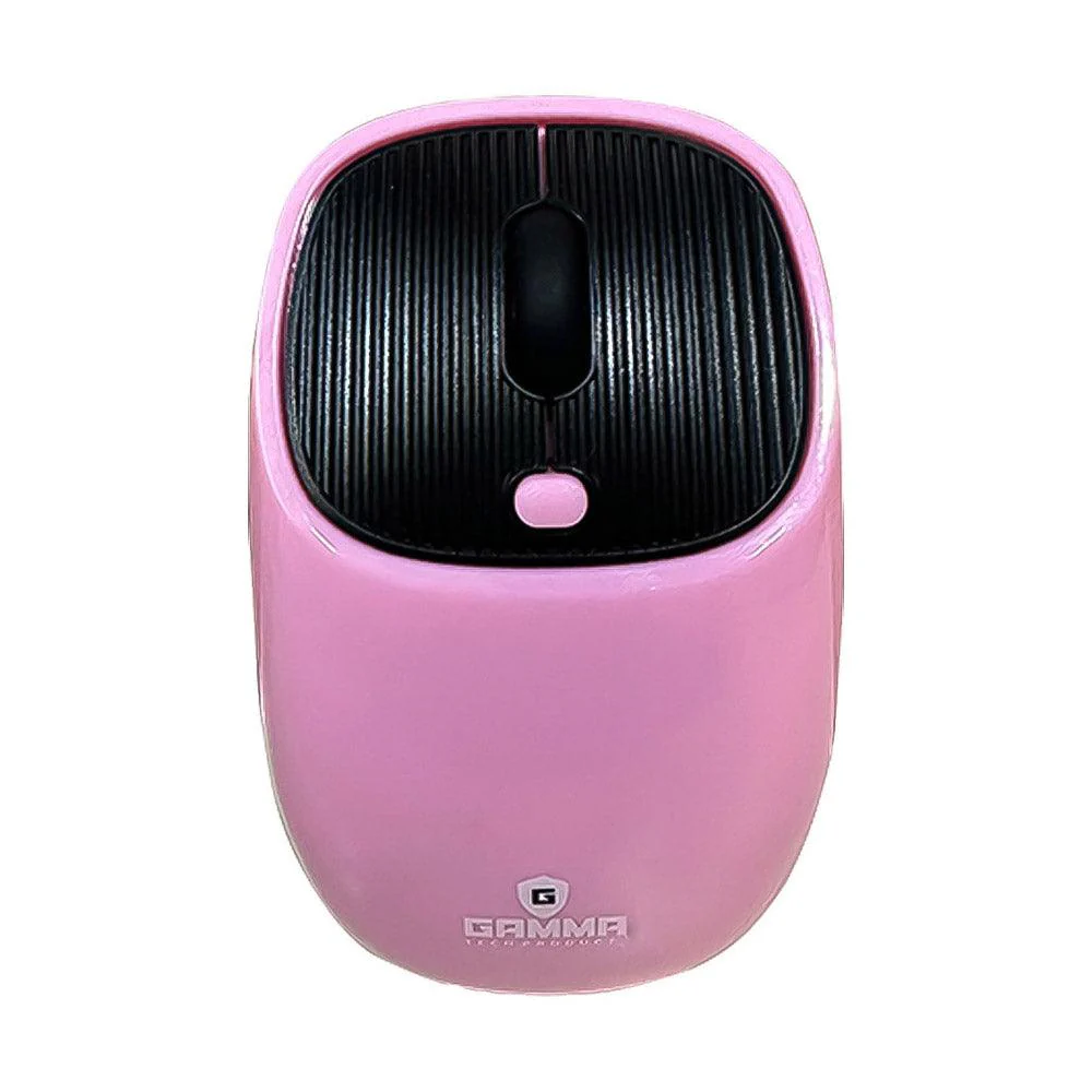 Gamma Rechargeable Wireless Mouse, Multi-Mode Mouse with RGB 2.4G Wireless Gaming Mouse , M-14 Pink