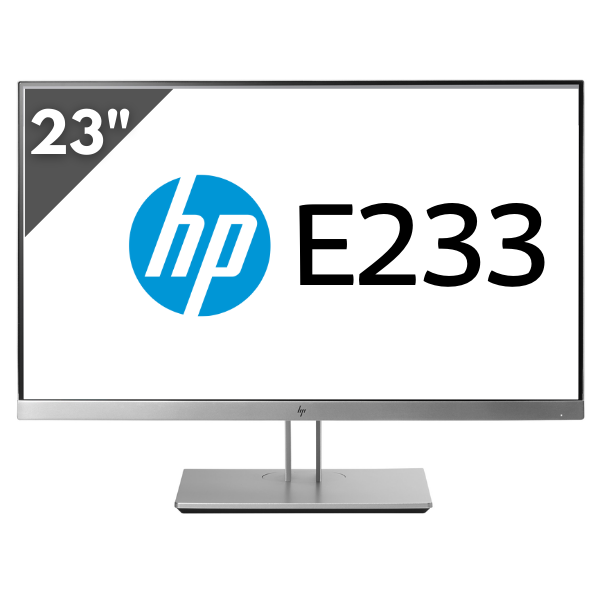   HP EliteDisplay E233 23" LED 1920x1200 HDMI IPS Silver Class B" monitor Screen size 23"