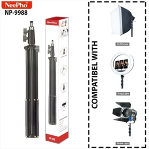 Neepho Np-9988 Feet Heavy Duty Light Stand For Photography Strobe Flash Lighting