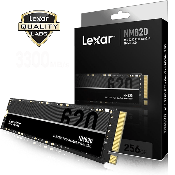 Lexar NM620 M.2 PCIe Gen3x4 NVMe 256GB