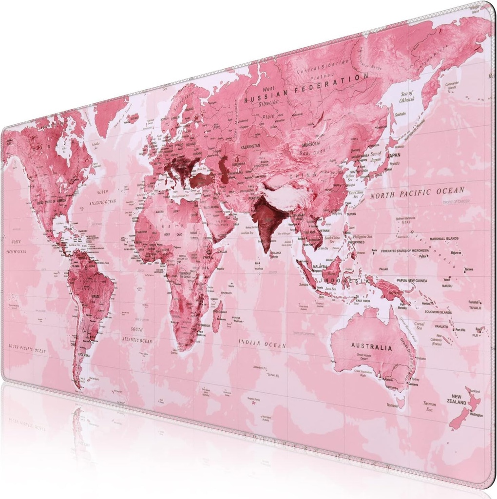 Mouse Pad Pink World MAP 70×30*2mm