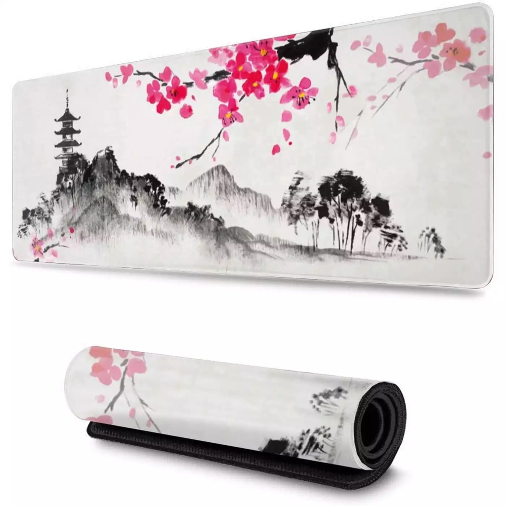 MOUSE PAD PINK CHERRY BLOSSOM SAKURA 70*30 2MM