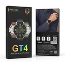 Haino Teko Haino Teko RW-44 (GT4) Smart Watch With 3 Strap (Stainless Steel + Leather + Silicone) AMOLED HD IPS Display 