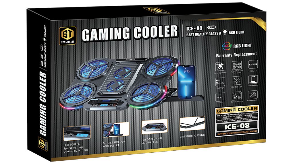 ST-Standard Gaming Coller Laptop ST ICE-08