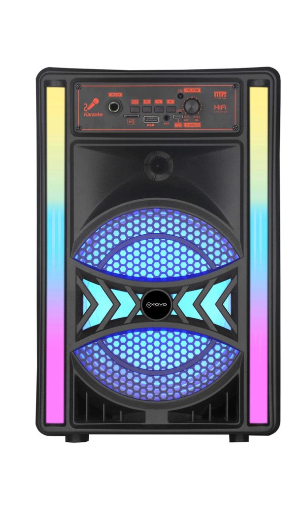 VOVO V-8020 Party RGB Portable Speaker 1.0