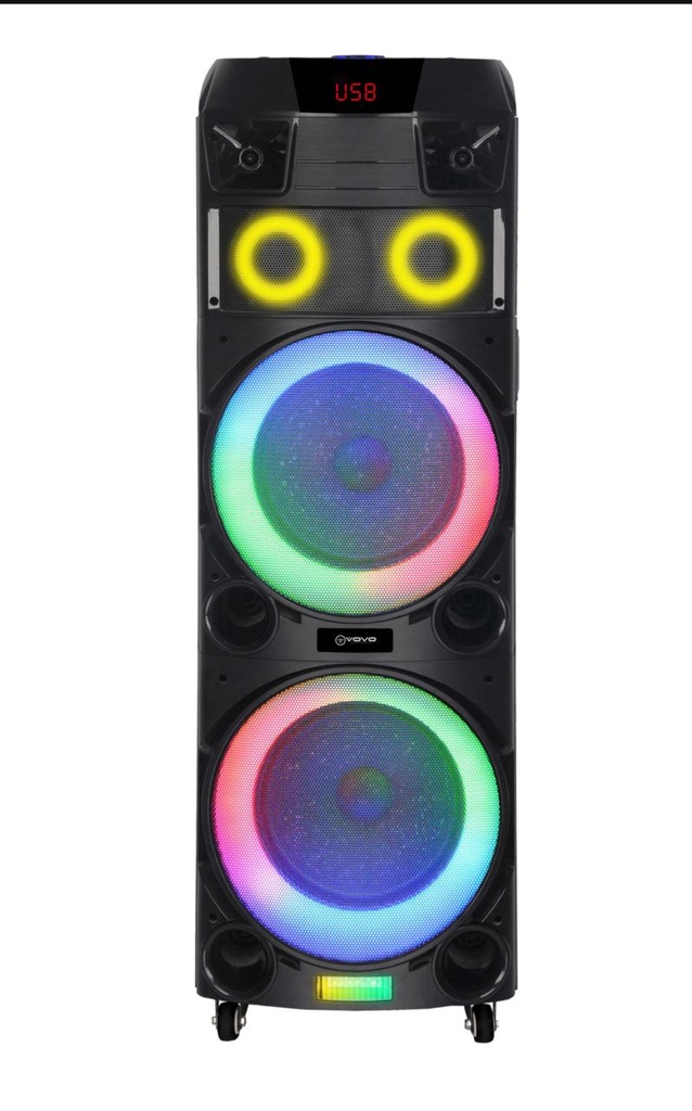 VOVO V-1190 Party RGB Portable Speaker 1.0