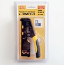 ZoeRax Pass Through RJ45 Crimp Tool N7088 Yellow