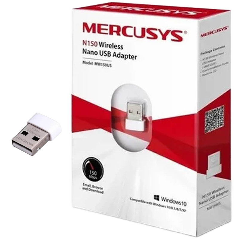 Mercusys N150 Wireless Nano USB Adapter (MW150US)