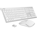 Kolaura Ultra Thin Rechargeable Wireless Keyboard White kl02