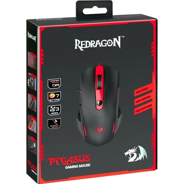 Redragon M705 7200 DPI Ergonomic Design 6 Programmable Buttons Gaming Mouse