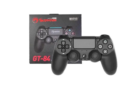 GAMEPAD MARVO GT-84 WIRELESS NEGRA 15 -BOTONES 