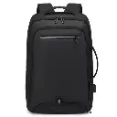 Rahala Rl-5306 Expandable 15.6 Inch Laptop Travel Backpack Waterproof Business USB Black 