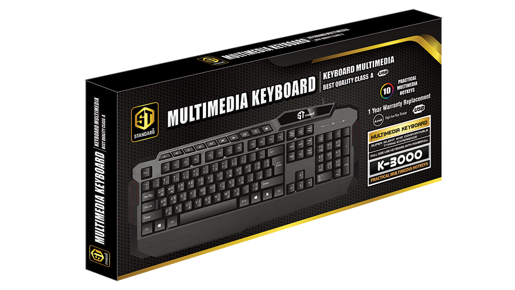 ST Standard K3000 Gaming Keyboard 