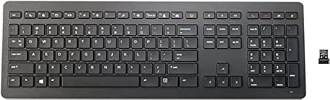 HP Wireless keyboard, Arabic and English charging UK (Z9N39AA#ABU)