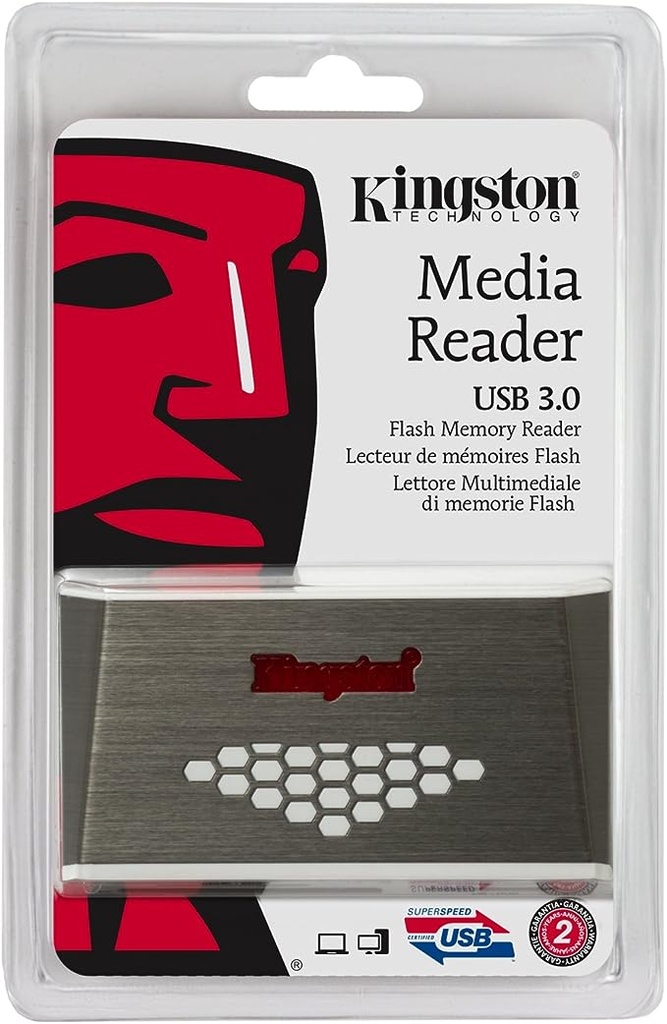  Kingston Digital USB 3.0 Super Speed Multi Card Reader