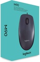 Logitech M90 USB Mouse - Dark Grey